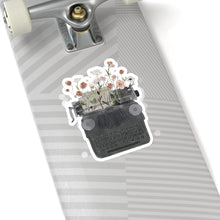 Load image into Gallery viewer, Floral Typewriter | Kiss-Cut Stickers
