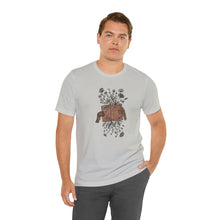 Load image into Gallery viewer, One More Chapter Hand Drawn Floral Bookish Tee
