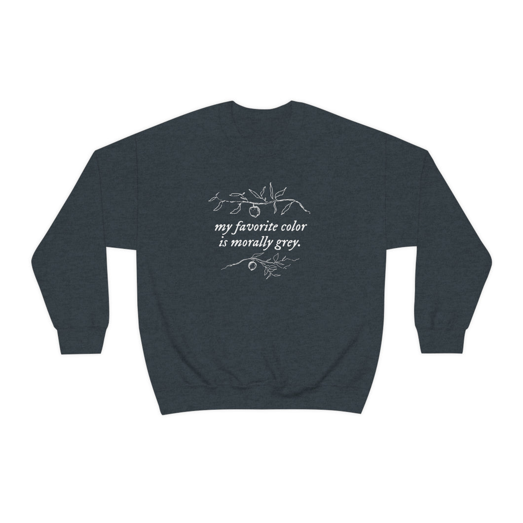 Morally Grey | Crewneck Sweatshirt