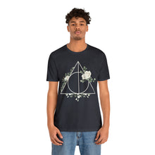 Load image into Gallery viewer, Floral Deathly Hollows Tee
