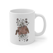 Load image into Gallery viewer, Hand Drawn Floral One More Chapter Bookish Mug
