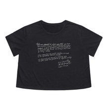 Load image into Gallery viewer, Hogwarts Acceptance Letter Cropped Tee
