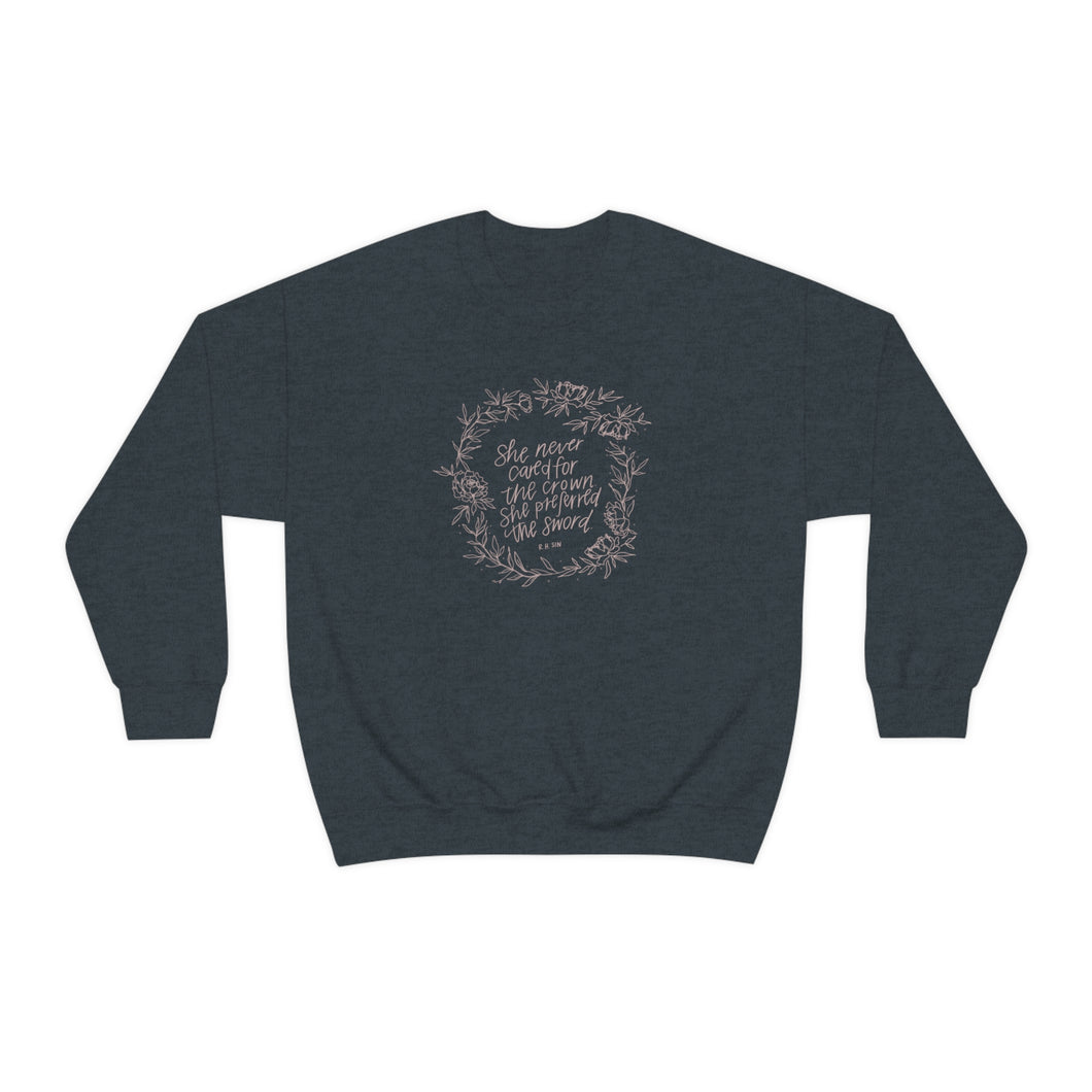 She Never Cared for the Crown | Crewneck Sweatshirt