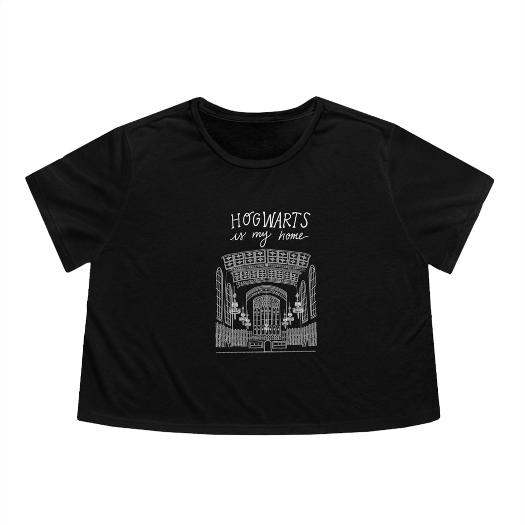 Hogwarts is my Home Cropped Tee