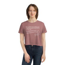 Load image into Gallery viewer, Hogwarts Acceptance Letter Cropped Tee
