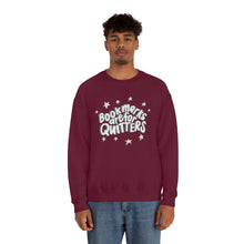 Load image into Gallery viewer, Bookmarks are for Quitters | All Night Reader | Crewneck
