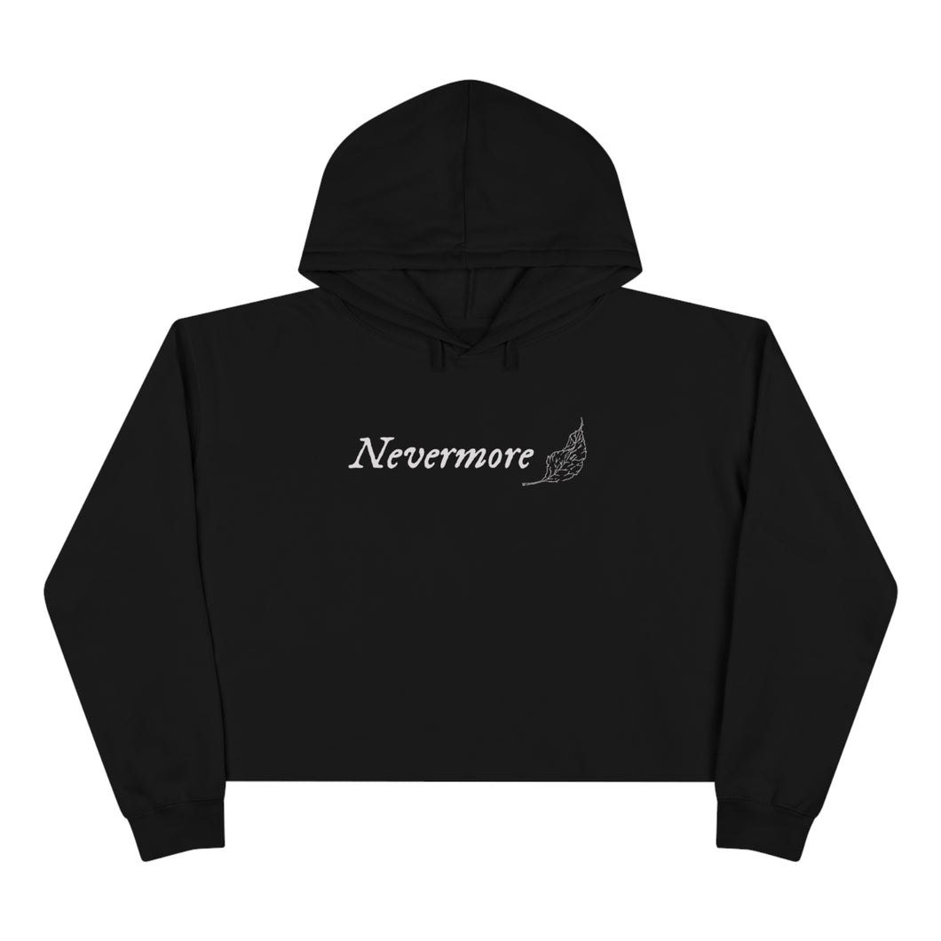 Nevermore Crop Hoodie