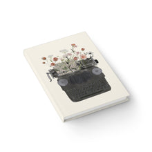 Load image into Gallery viewer, Floral Typewriter Journal - Ruled Line
