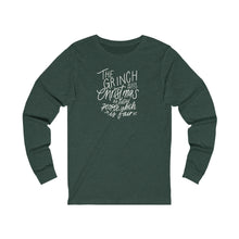 Load image into Gallery viewer, The Grinch Christmas Long Sleeve Tee
