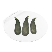 Load image into Gallery viewer, Illyrian Zucchinis Round Vinyl Sticker
