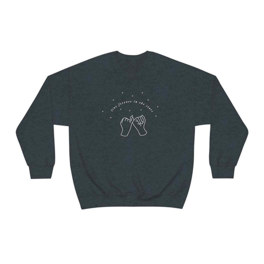 Live Forever in the Stars | Crewneck Sweatshirt