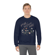 Load image into Gallery viewer, Floral Prose Before Hoes | Crewneck Sweatshirt
