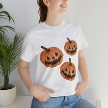 Load image into Gallery viewer, Three Halloween Pumpkins Tee

