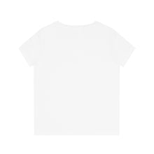 Load image into Gallery viewer, Floral Typewriter V-Neck T-Shirt
