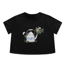 Load image into Gallery viewer, Floral Tea Pot Cropped Tee
