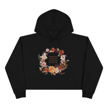 Load image into Gallery viewer, Autumn Carries More Gold in its Pocket Than all the Other Seasons Crop Hoodie
