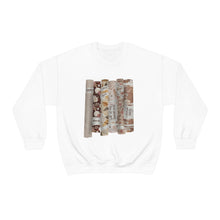 Load image into Gallery viewer, Floral Historical Book Stack | Crewneck Sweatshirt
