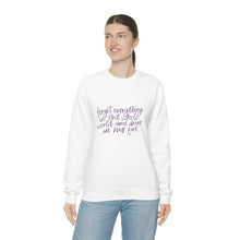 Load image into Gallery viewer, Forget Everything in purple | Crewneck Sweatshirt
