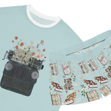 Load image into Gallery viewer, Blooming Typewriter Women&#39;s Short Pajama Set
