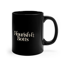 Load image into Gallery viewer, Flourish &amp; Botts Black Mug
