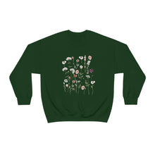 Load image into Gallery viewer, Wildflower Floral Print | Crewneck Sweatshirt

