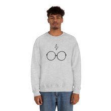 Load image into Gallery viewer, Glasses and Bolt Crewneck
