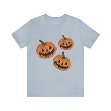 Load image into Gallery viewer, Three Halloween Pumpkins Tee
