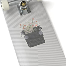 Load image into Gallery viewer, Floral Typewriter | Kiss-Cut Stickers
