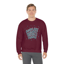 Load image into Gallery viewer, Books are Uniquely Portable Magic | All Night Reader | Crewneck

