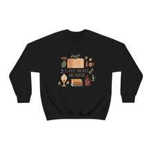 Load image into Gallery viewer, Late Night Reader | Crewneck Sweatshirt
