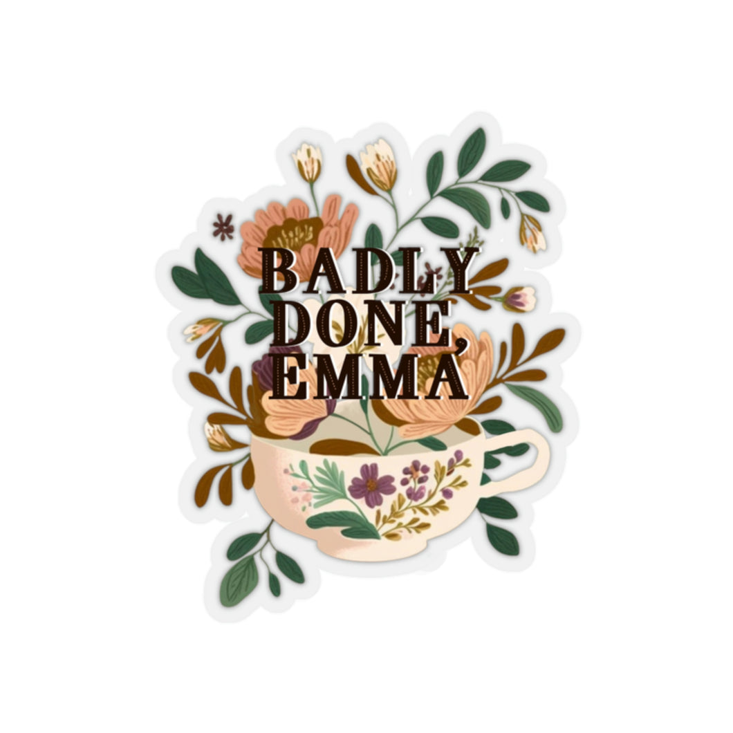 Badly Done Emma Kiss-Cut Stickers