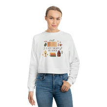 Load image into Gallery viewer, Late Night Reader | Cropped Fleece Pullover
